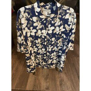 MunsingWear Hawaiian Shirt Men's Size X-Large Multicolor Tropical Island Casual